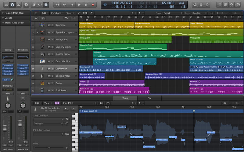 Music studio software for mac